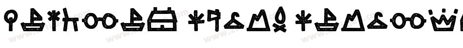 LeOsler Rough Regular字体转换